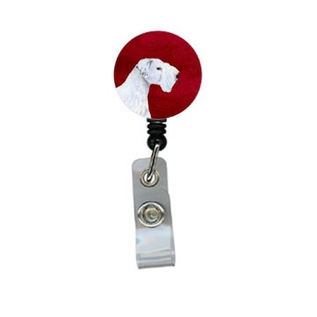 Teacher&Aposs Aid Sealyham Terrier Retractable Badge Reel or ID Holder with Clip TE2897007